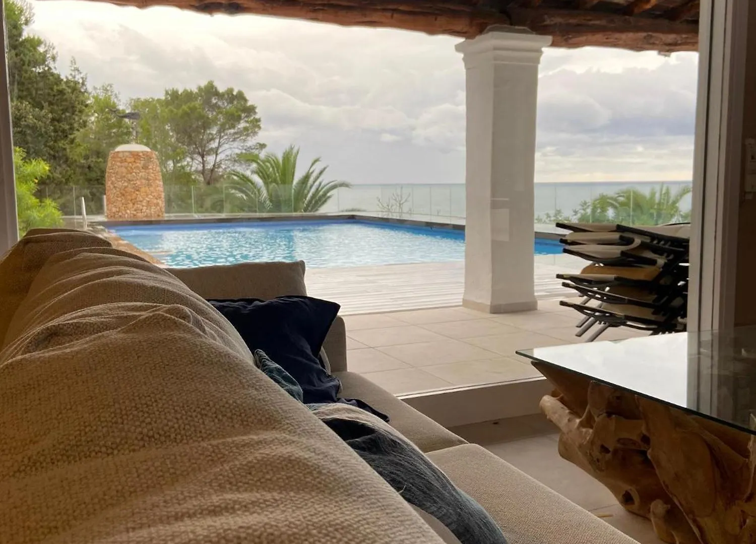 Villa Can Goldi Con Vistas Al Mar Сан-Хосе